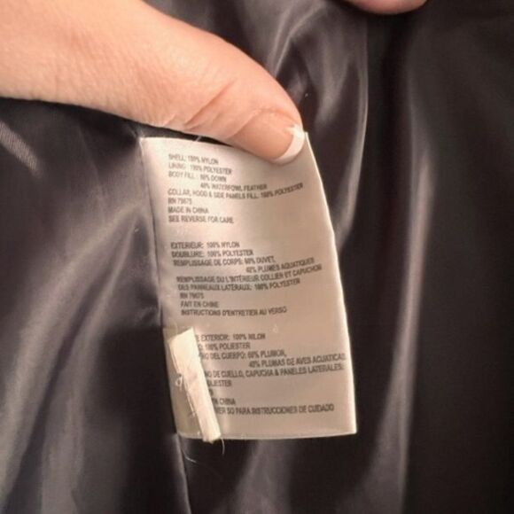 MICHAEL KORS - long puffer jacket with hood size XS - Picture 6 of 7